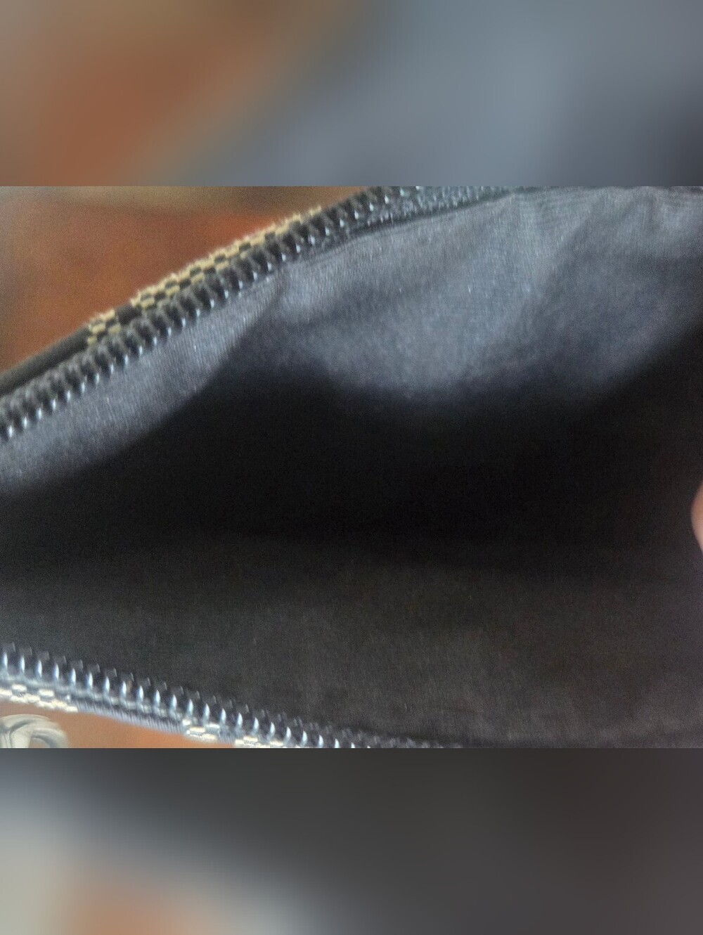 Coach Y2K Signature Skinny Monogram Canvas Wristlet Black Gray - Picture 5 of 8